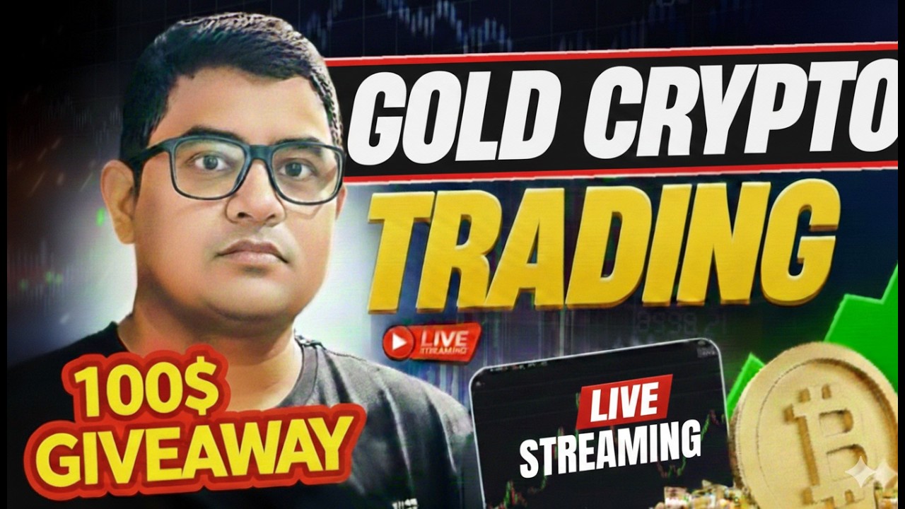 Crypto live trading , Gold trading live | xauusd live | paxgusdt live Hindi @traderedge_official