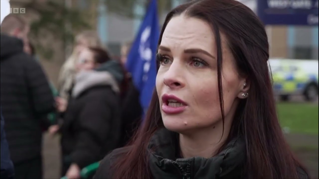 Tewkesbury Academy teachers on strike BBC Midlands Today Evening News 04/02/2026