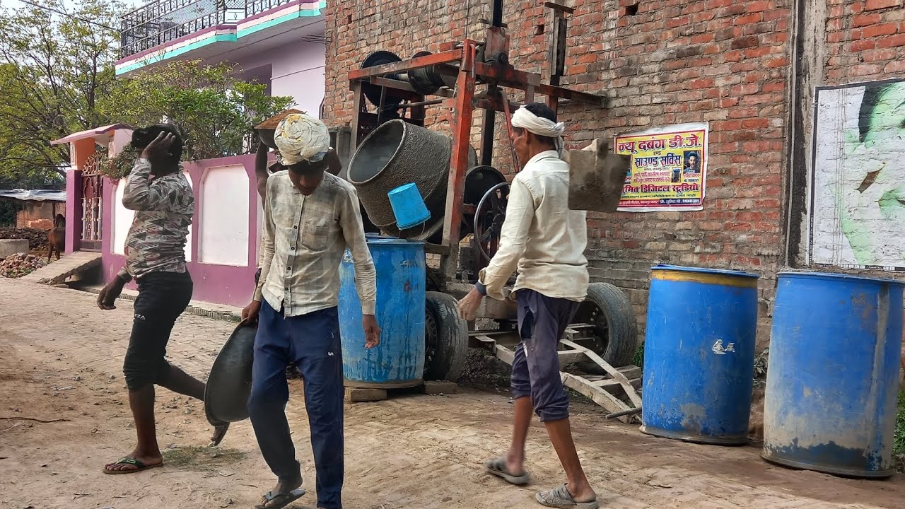 Lenter ki  machine 2nd chhat me dalai karte huve #liftmachine #farmer #video 