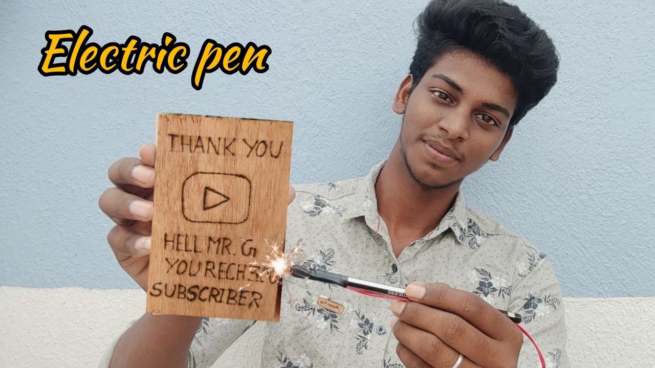 How to make electric pen|Wood art pen| pyrography pen art making|Hello Mr.G