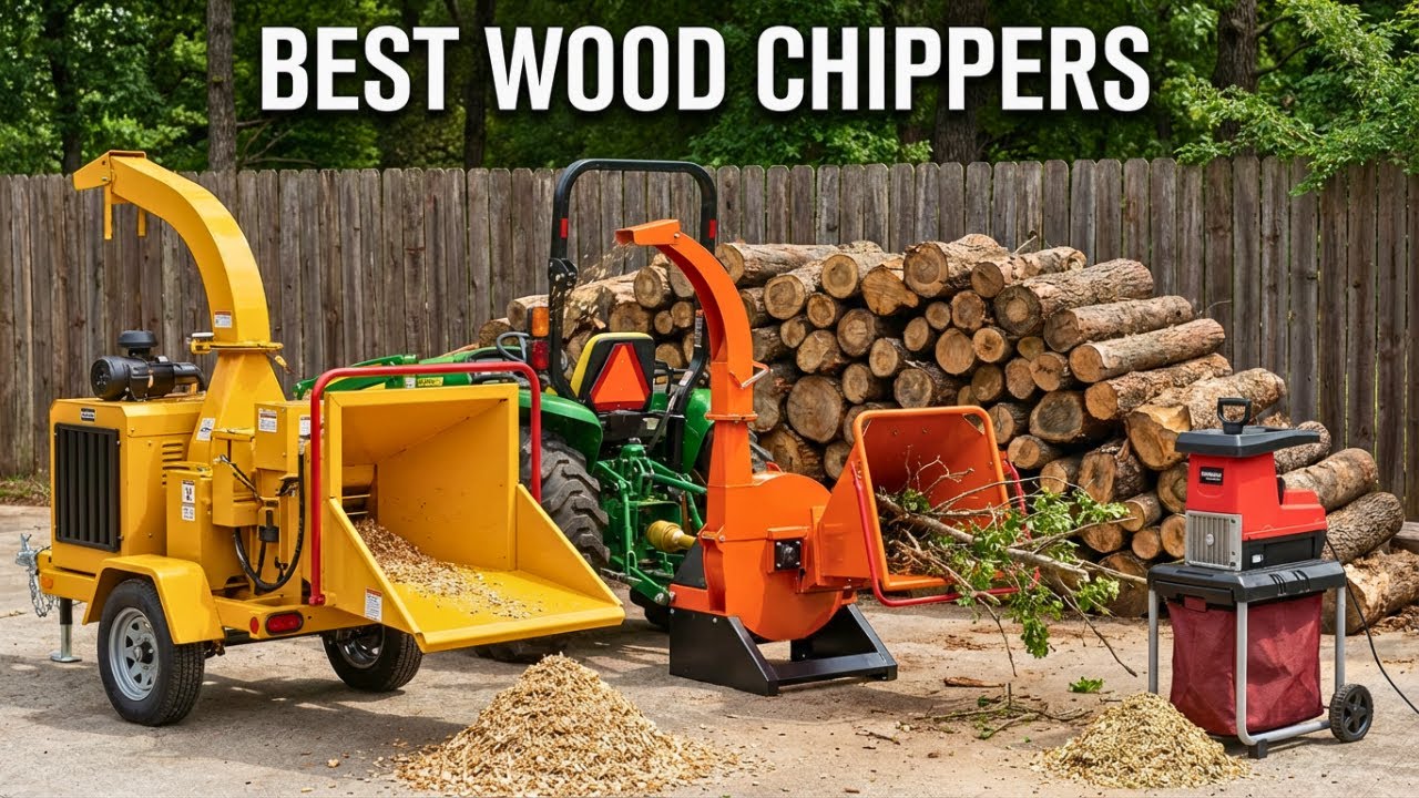 Top 10 Best Wood Chippers in 2026 - Reviews & Buying Guide