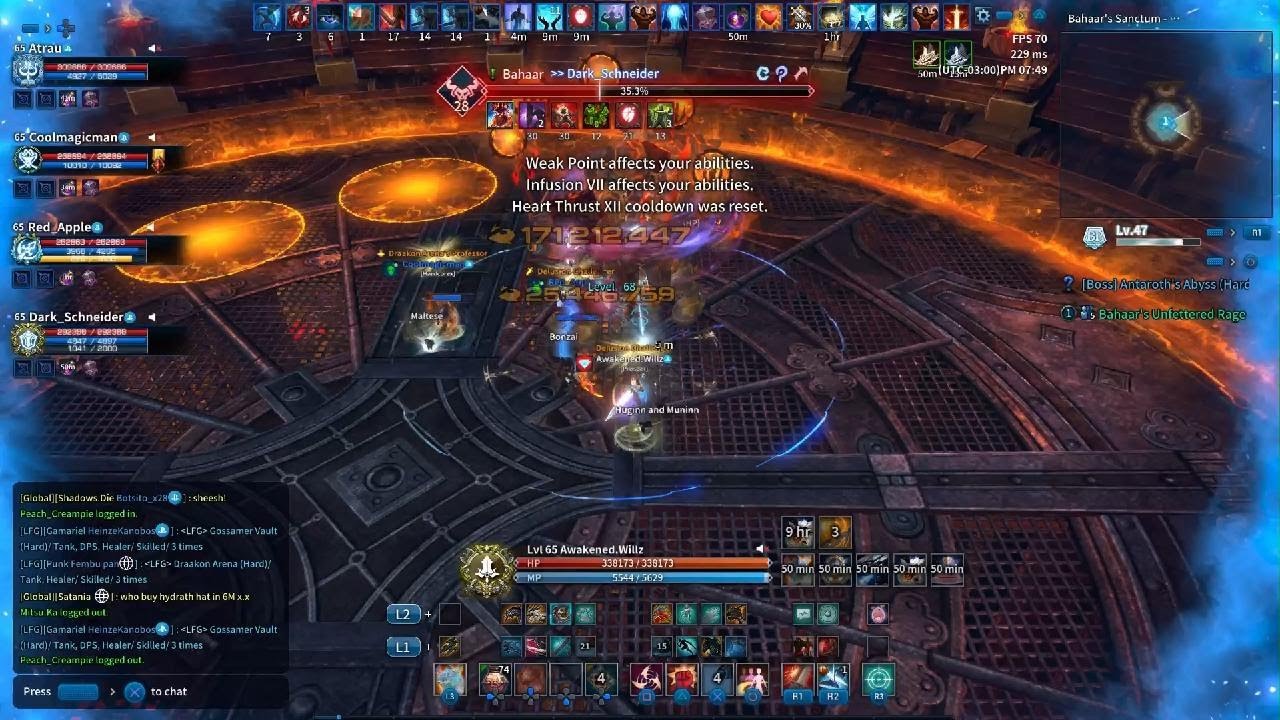 First Run Slayer 871 - Bahaar's Sanctum - TERA CONSOLE