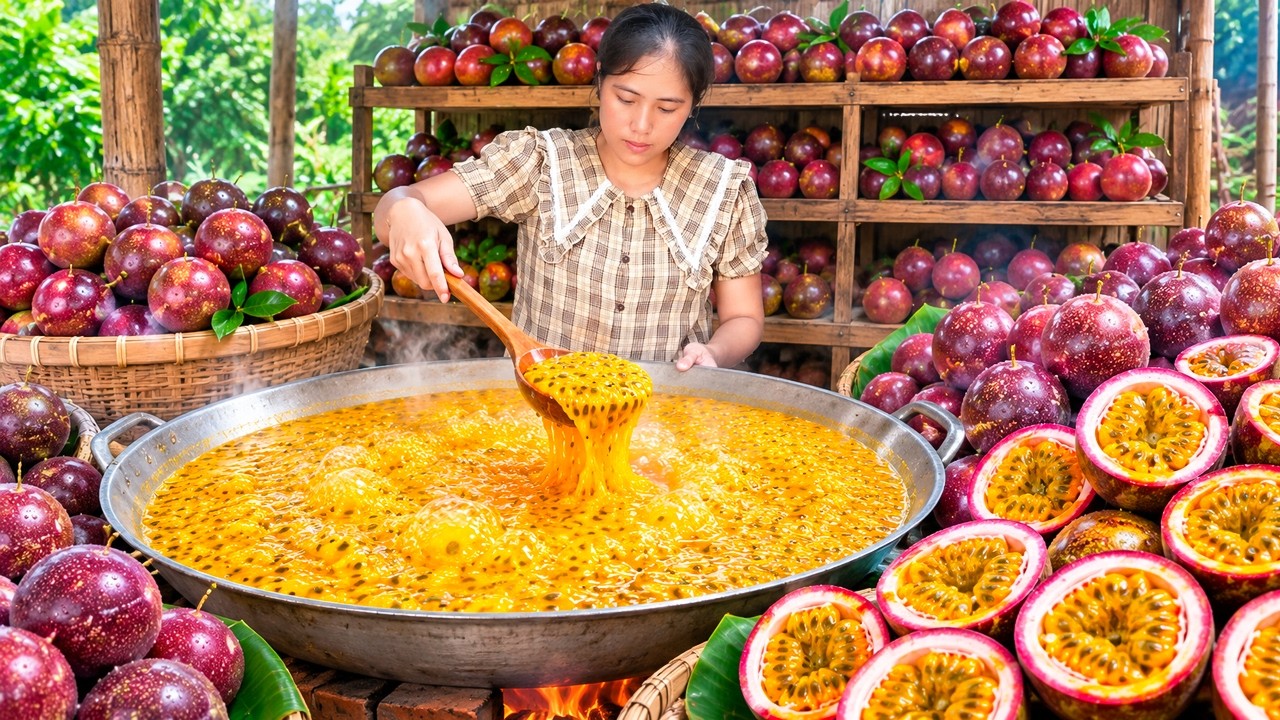 Huong's Secret Recipe for Sweet and Tangy Passion Fruit Jam | The Perfect Summer Treat