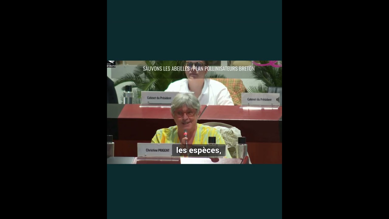 Christine Prigent - plan de protection des pollinisateurs