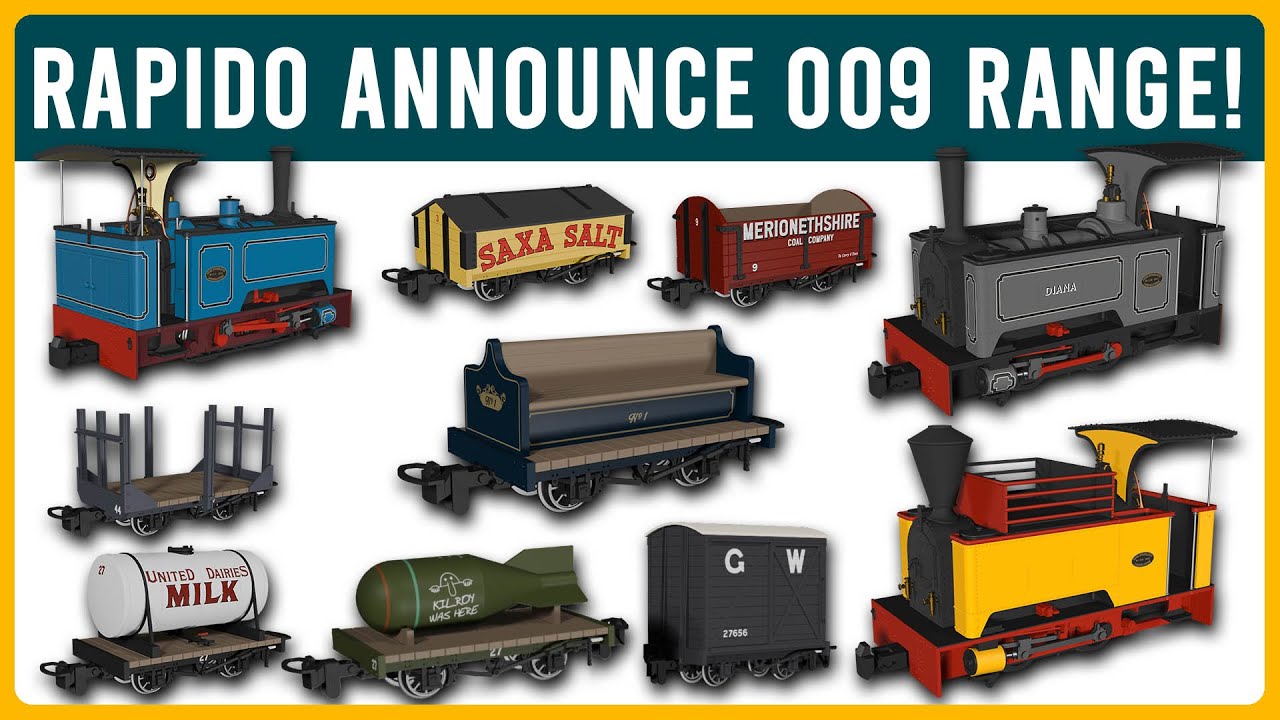 Rapido Announce OO Narrowgauge Trains | Huge Range Revealed!