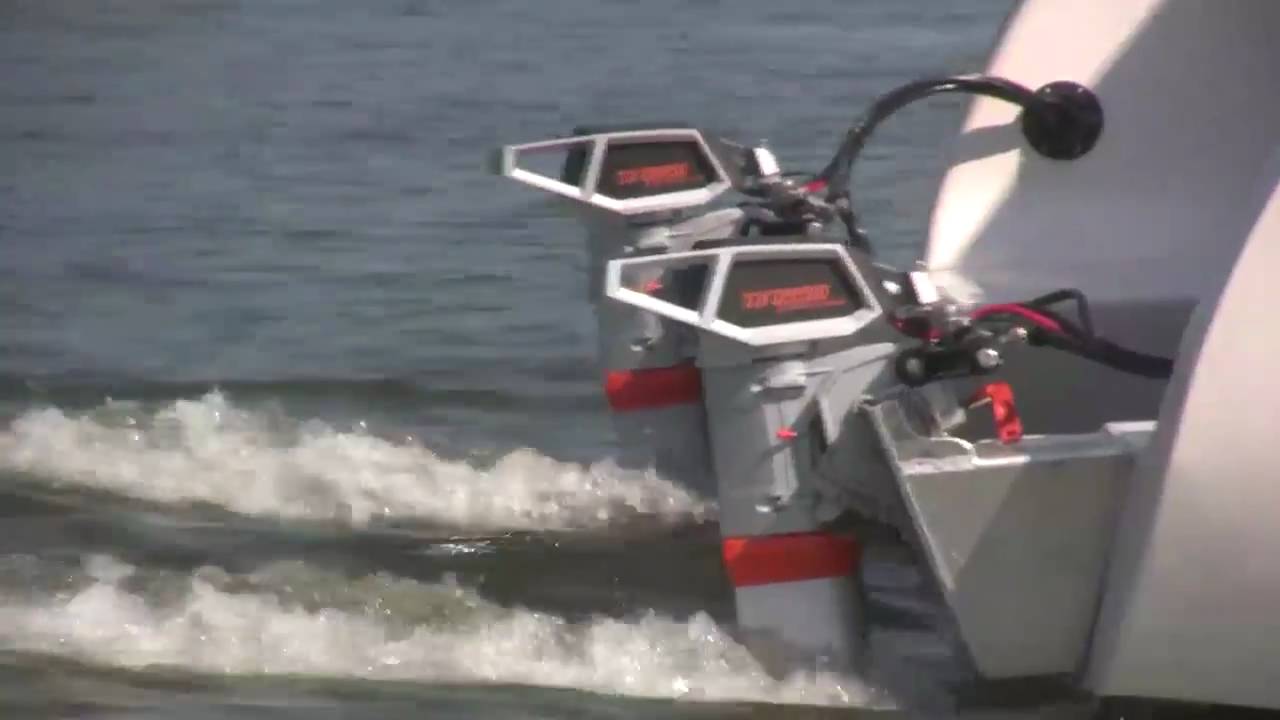 New Electric Boat - A 32 Foot Torqeedo Powered Catamaran: The Blue Planet 32E