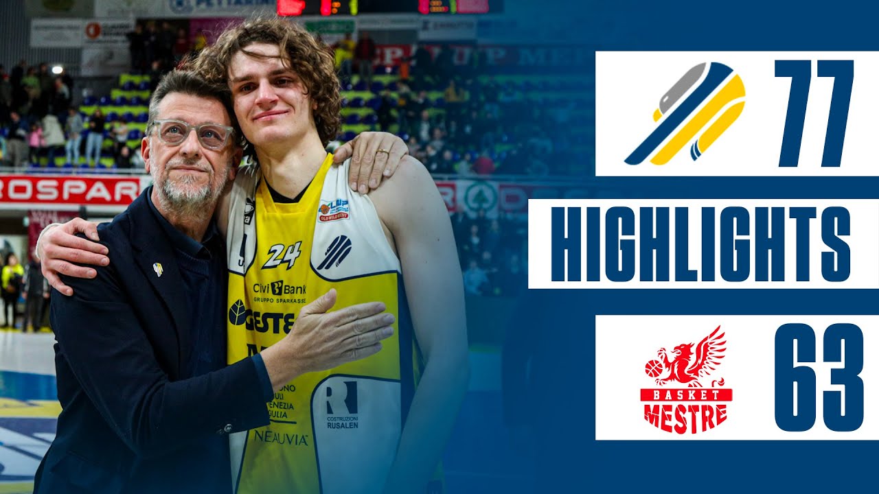 UEB Gesteco Cividale - Gemini Mestre 77-63 | HIGHLIGHTS | SERIE A2 LNP 2025/2026