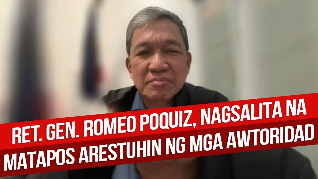 LIVE: RET. GEN. ROMEO POQUIZ, NAGSALITA NA MATAPOS ARESTUHIN NG MGA AWTORIDAD | JANUARY 6, 2026