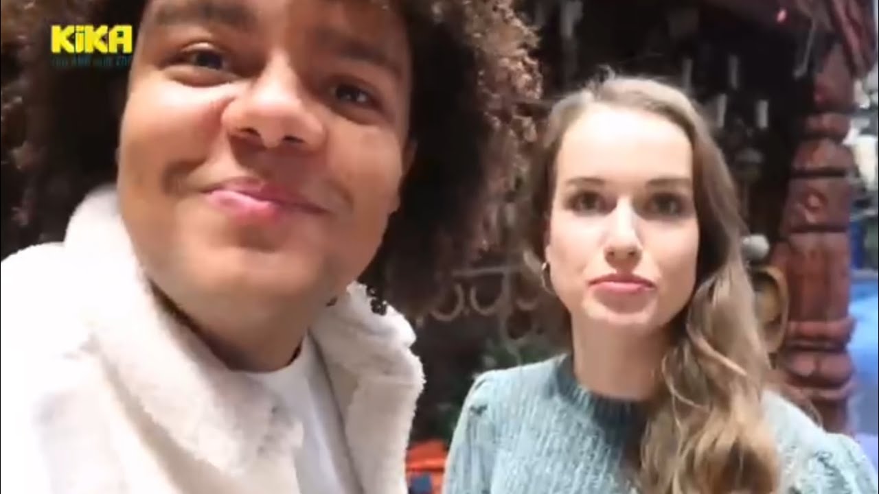 Backstage bei Disney‘s die Eiskönigin Musical in Hamburg with Celena Pieper and Elindo Avastia