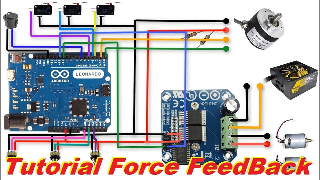 [3] Tutorial - Volante com Force FeedBack - Ligação das placas
