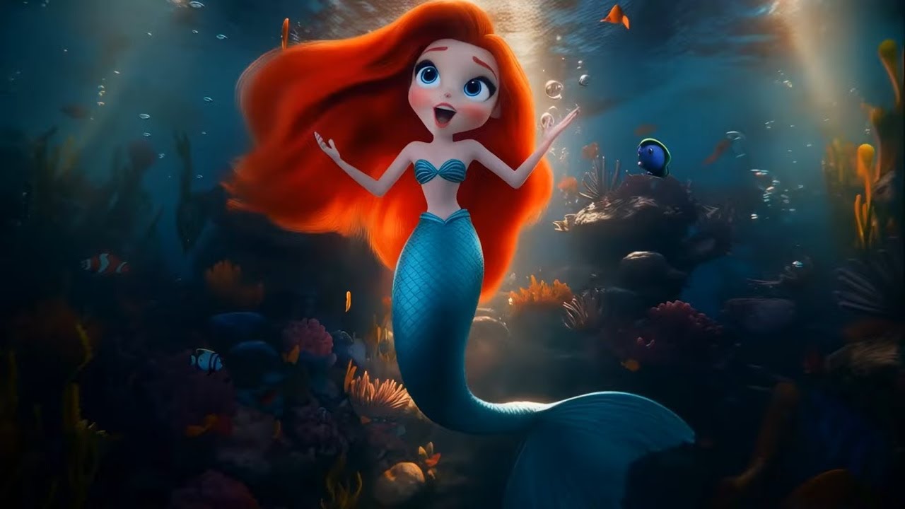 A Pequena Sereia | Conto 3D | Desenho Animado com@Os Amiguinhos