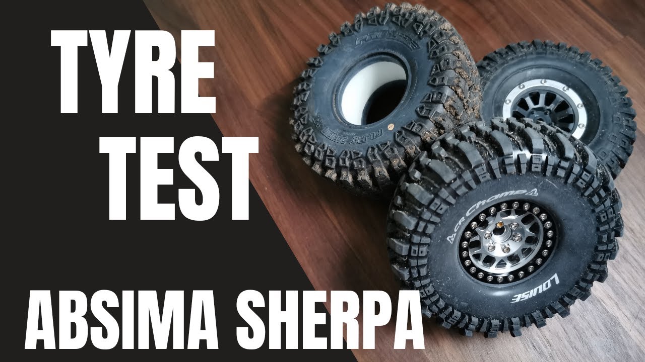 Absima CR3.4 Sherpa — тест шин: Stock vs Louise CR-Champ vs Pro-Line Flat Iron