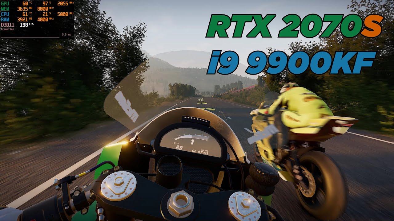 TT Isle of Man 2 - i9 9900KF/RTX 2070 Super (1080p)