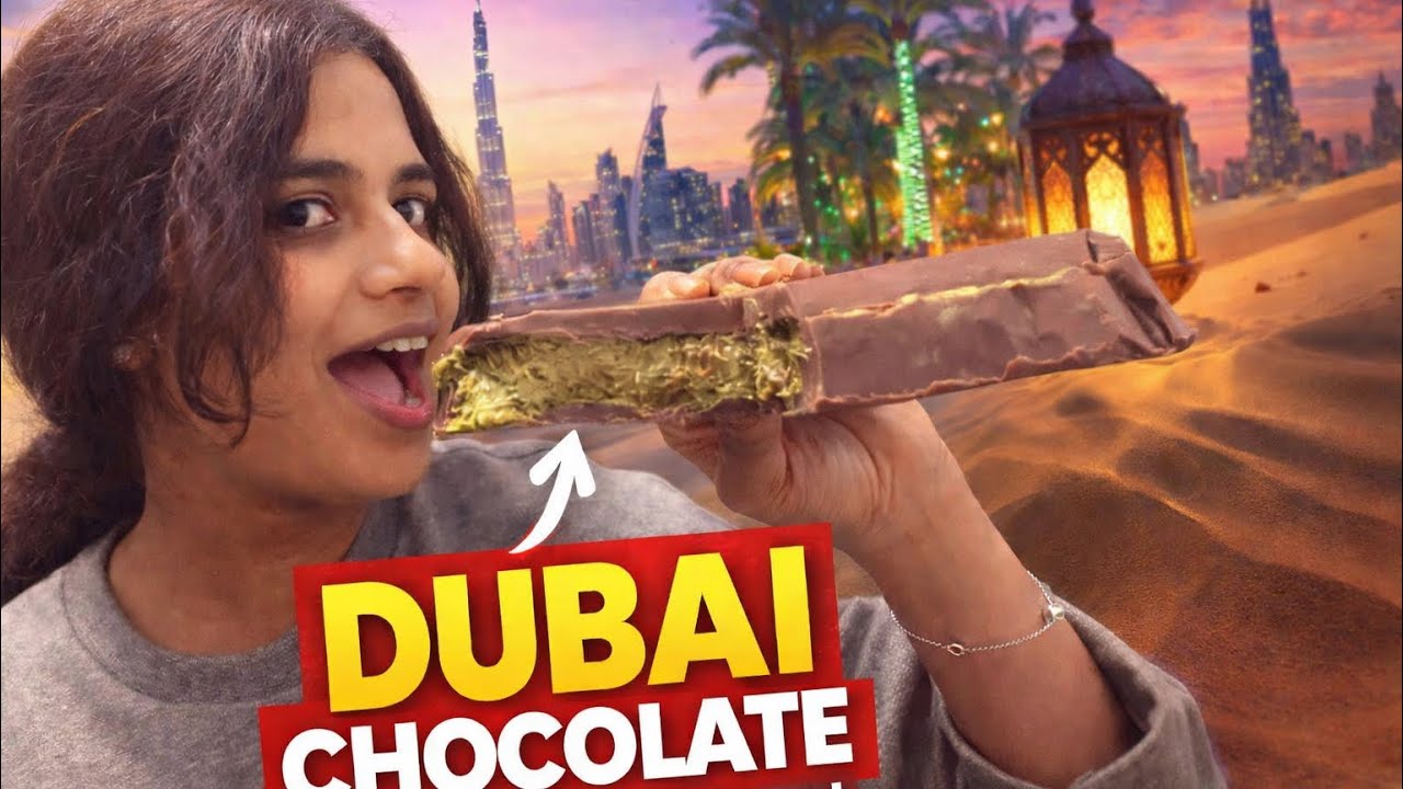 Dubai Chocolate Recipe | Viral Pistachio Chocolate Made at Home | Telugu 