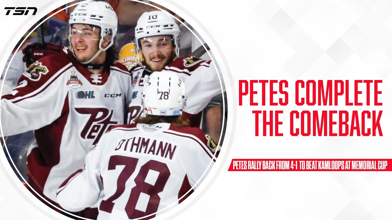 The Peterborough Petes complete the comeback.