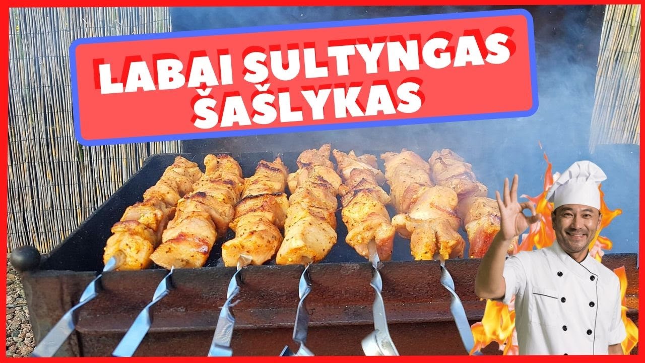 KoGERO PATYS SULTINGIAUSI ŠAŠLYKAI | ŠAŠLYKAI KEFYRO  SVOGUNU MARINATE | ŠAŠLYKU MARINAVIMO RECEPTAS
