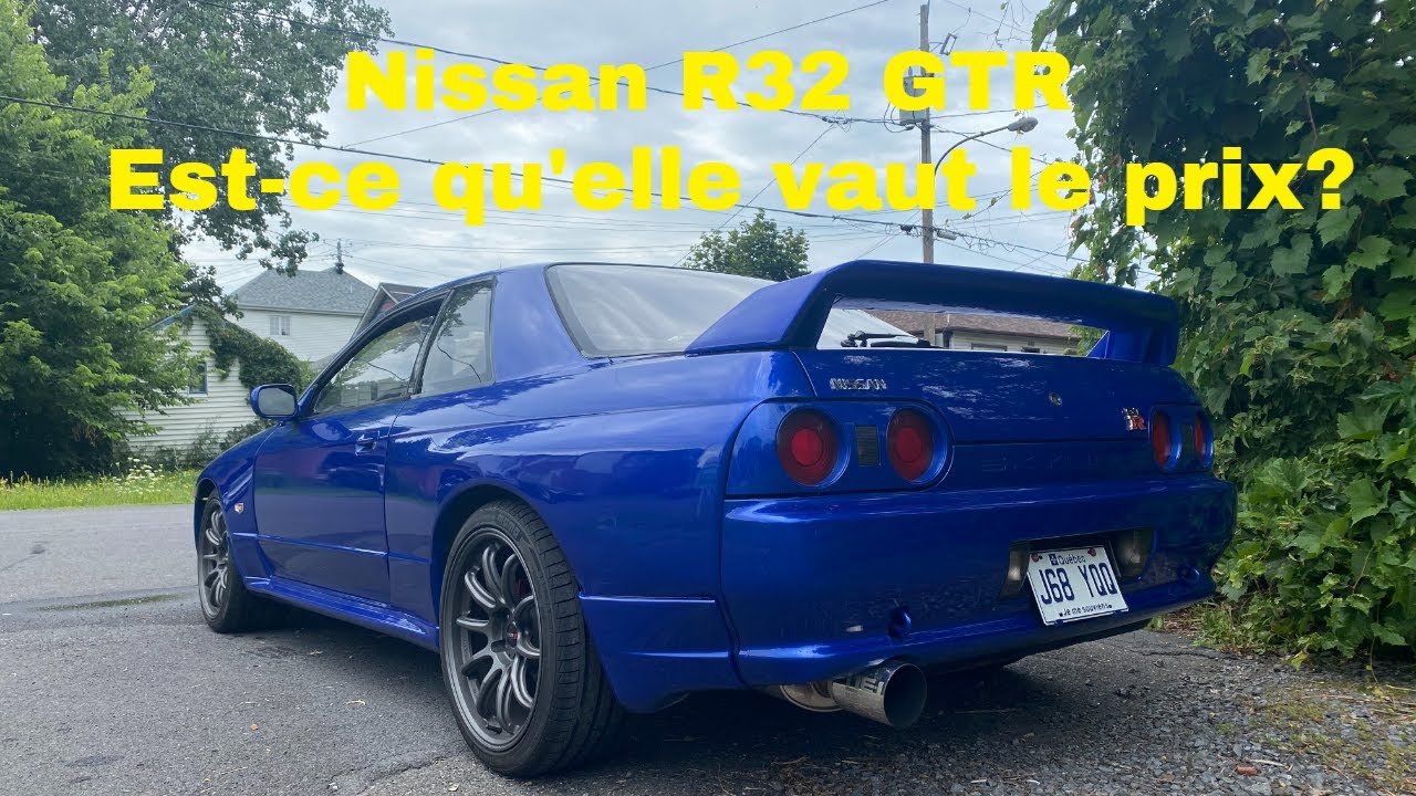 Nissan Skyline R32 GTR - Conduire une Godzilla à Montréal? VIDÉO CRITIQUE! (French / Français)