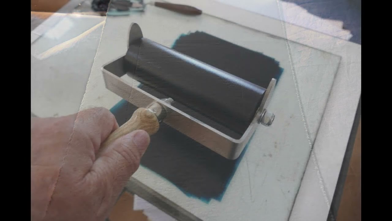 Big Shot Pro - Setting up and proofing linocut with Colin Blanchard