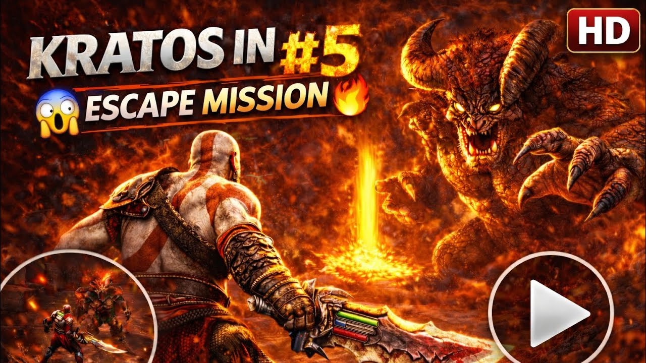 😱 Kratos in Hell #5 – Escape from the Underworld