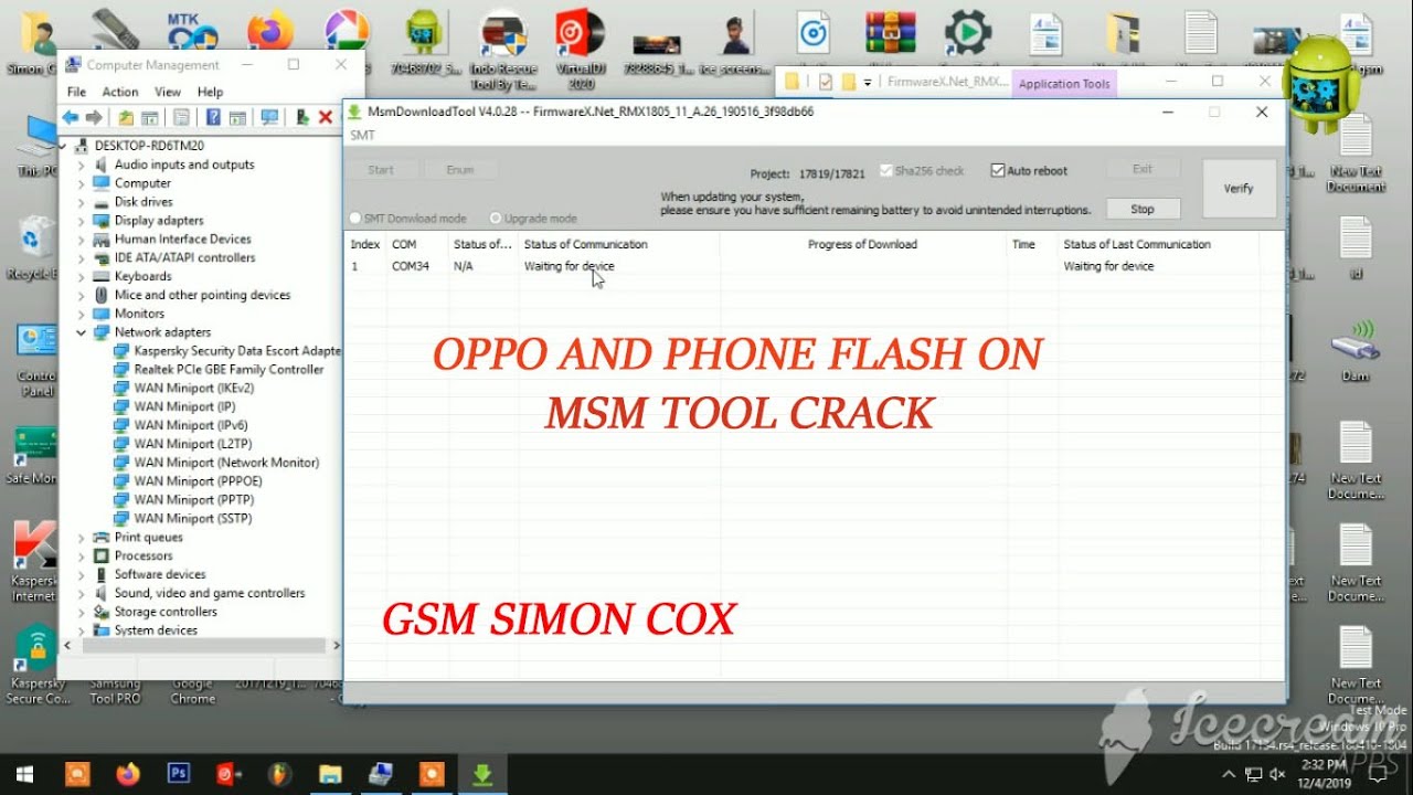 oppo msm tool no id pass
