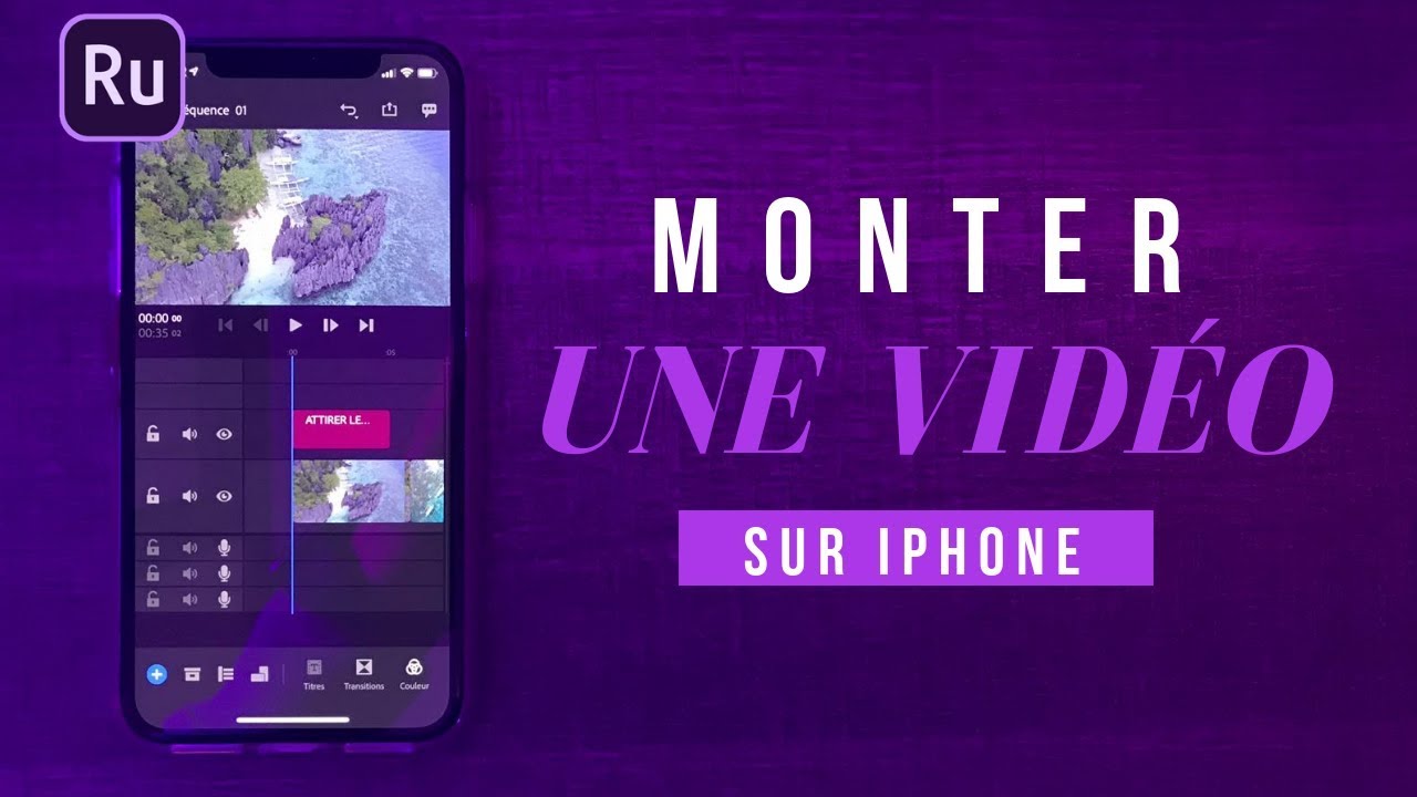 Comment monter une vidéo sur MOBILE (Tuto Adobe Premiere Rush CC)