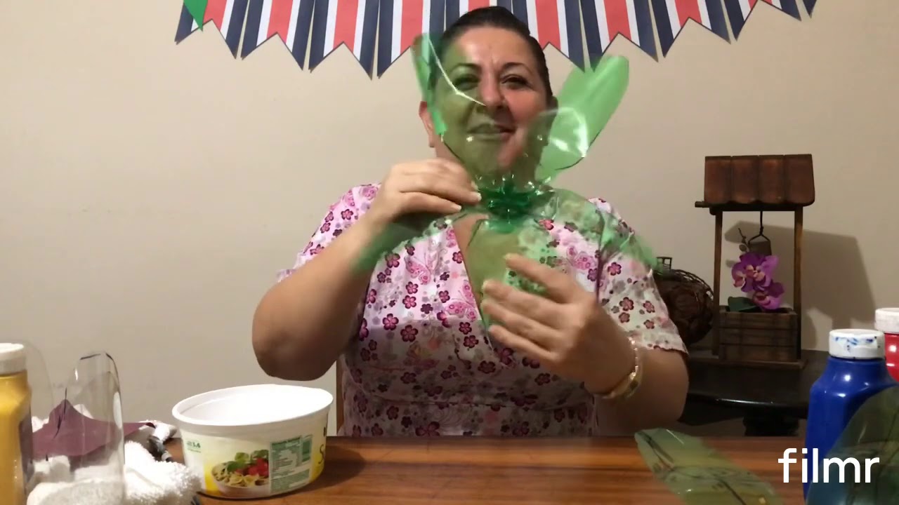 Faroles hechos con material reciclado