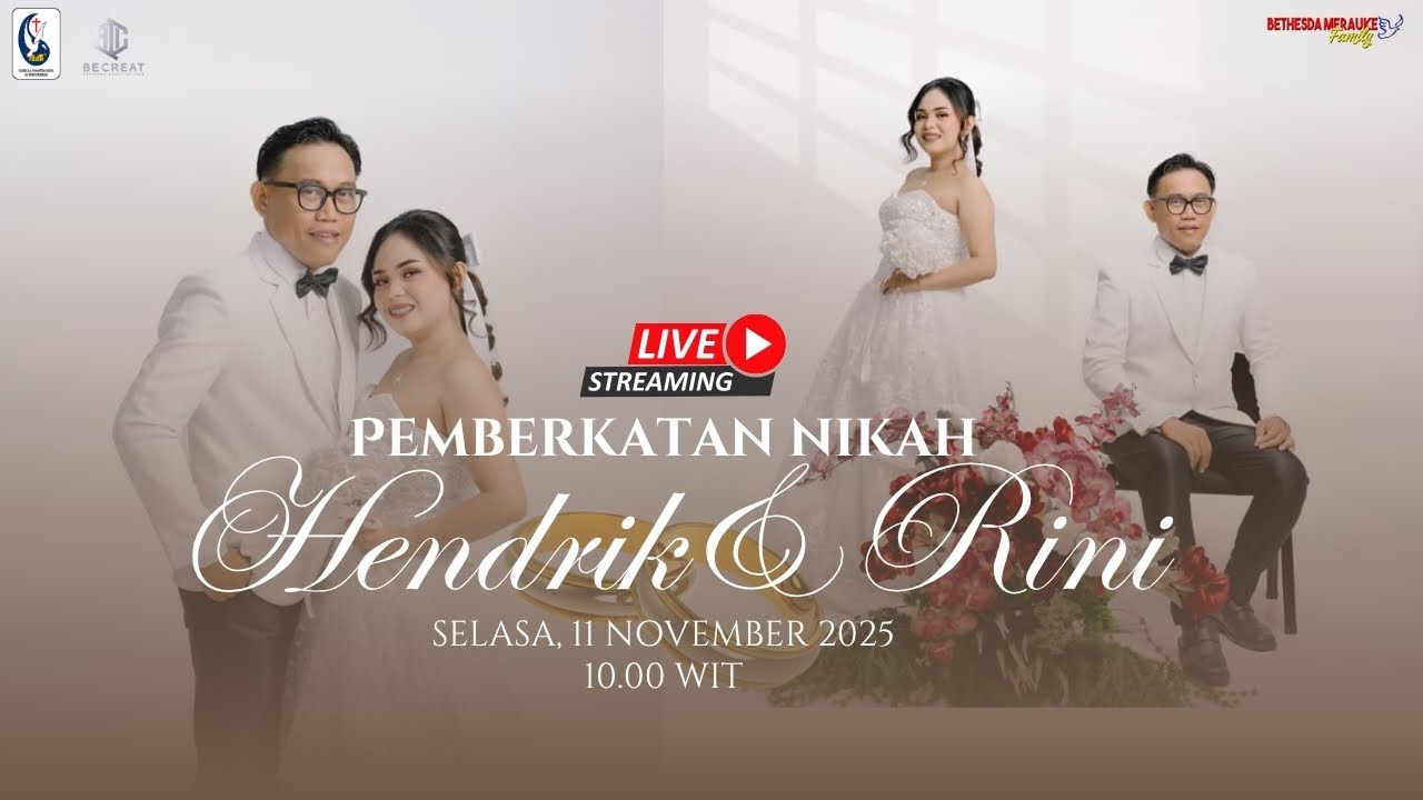 Ibadah Pemberkatan Nikah Hendrik & Rini || Selasa, 11 November 2025