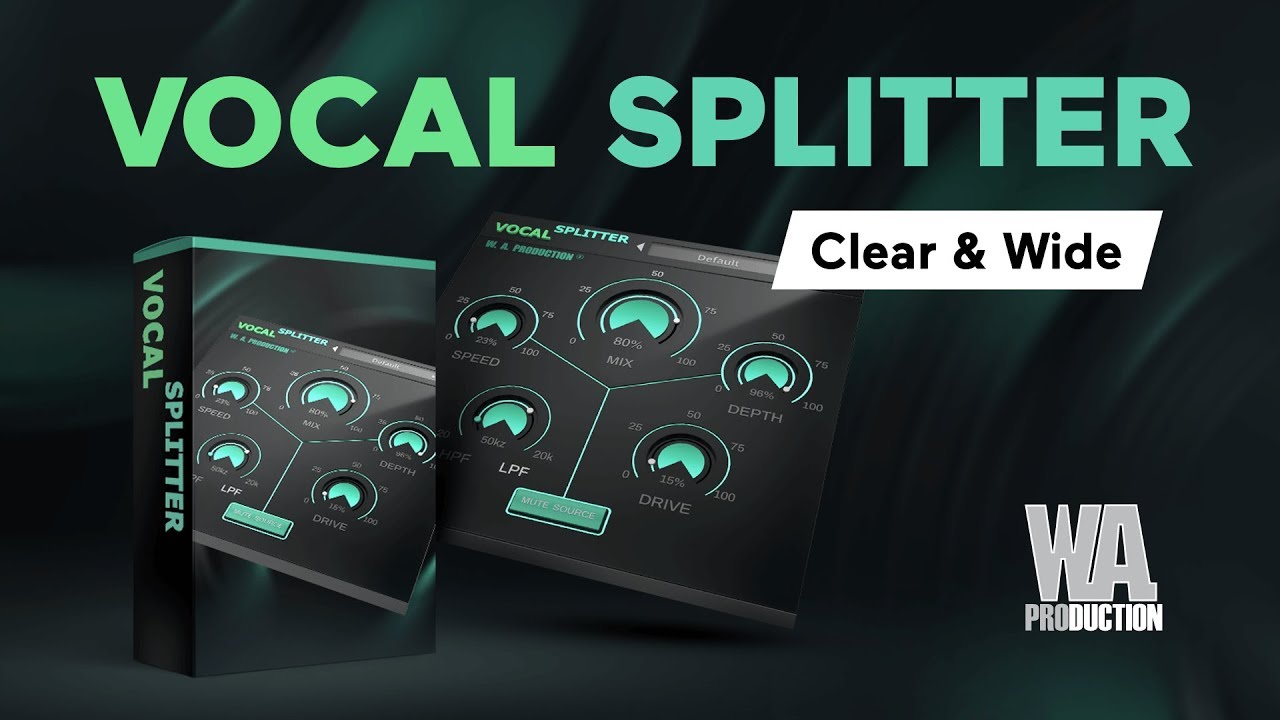 VOCAL SPLITTER Audio Plugin - Clear & Wide (VST / AU / AAX)