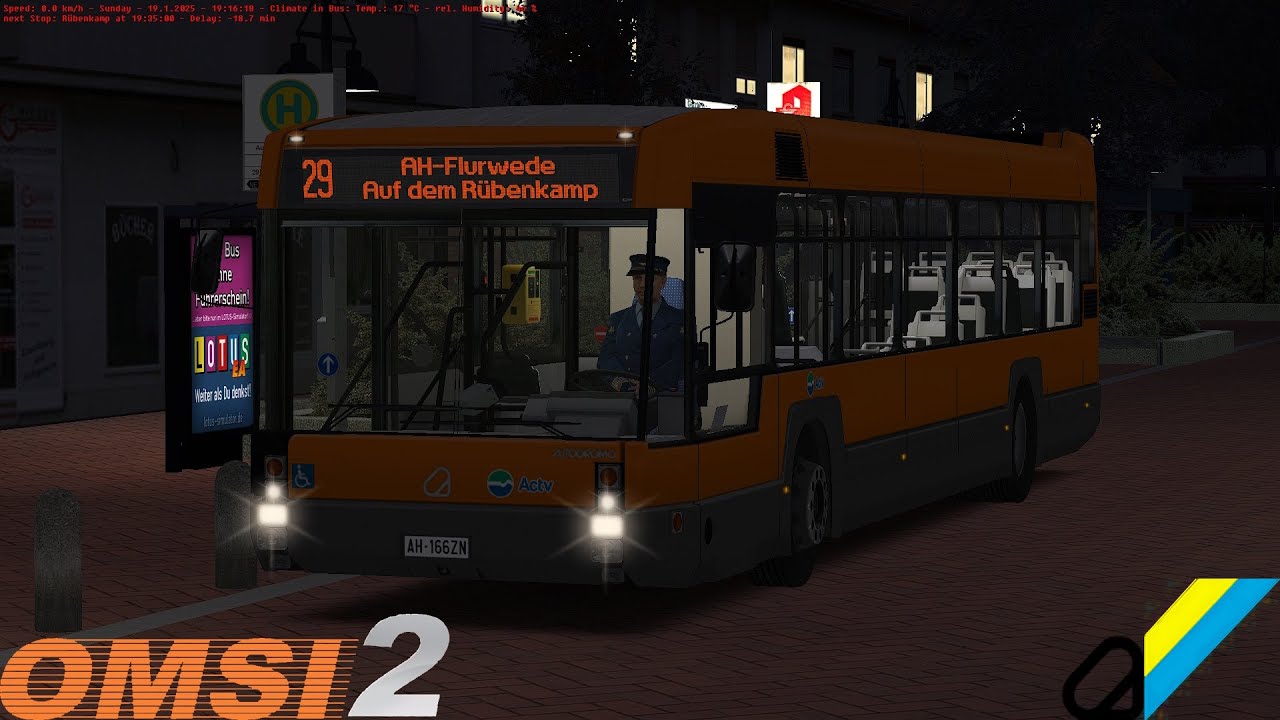 Omsi 2 - Ahlheim Laurenzbach Updated - Line 29 - CAM Busotto LU