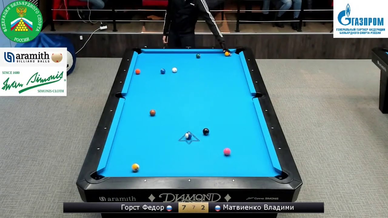 Practice of breaks 10-ball by Fedor Gorst 2020