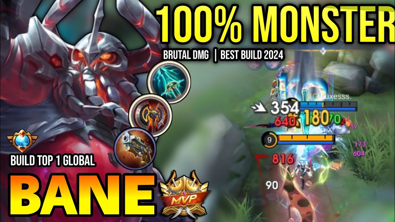 BANE BEST BUILD 2024 | BUILD TOP GLOBAL BANE GAMEPLAY | MOBILE LEGENDS✓