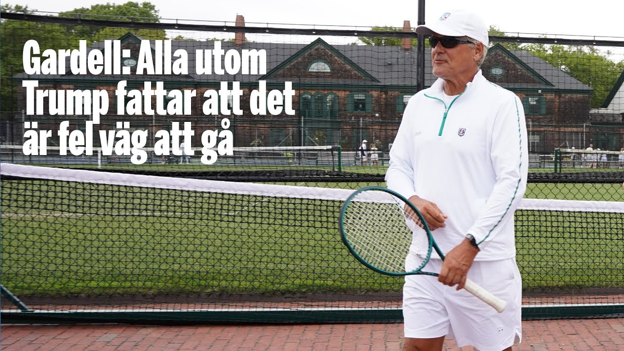 Gardell: Alla utom Trump fattar att det är fel väg att gå