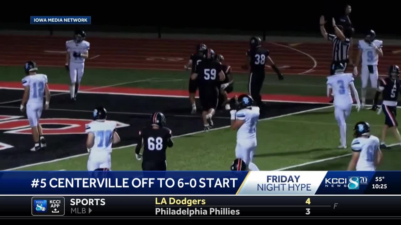 Iowa high school football: No. 5 Centerville off to rare 6-0 start