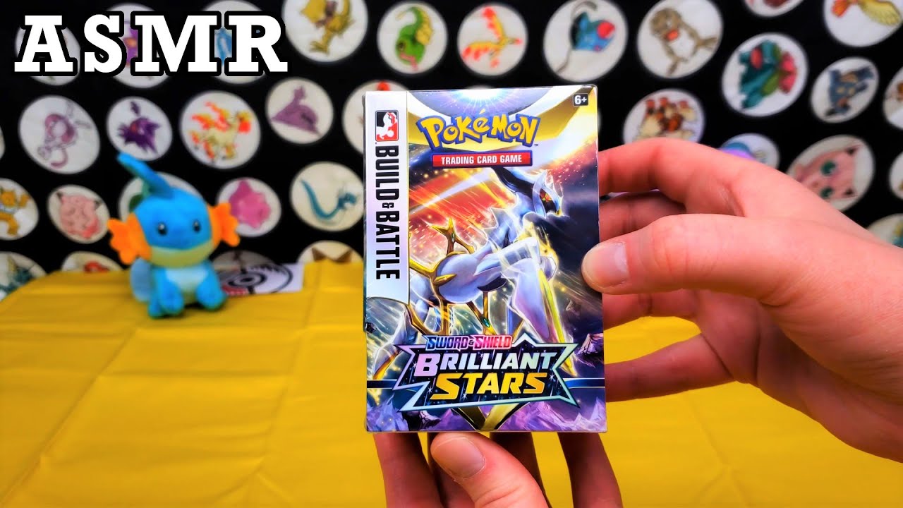Opening Pokemon Build and Battle Box - Brilliant Stars | ASMR Pokemon Cards and Chill