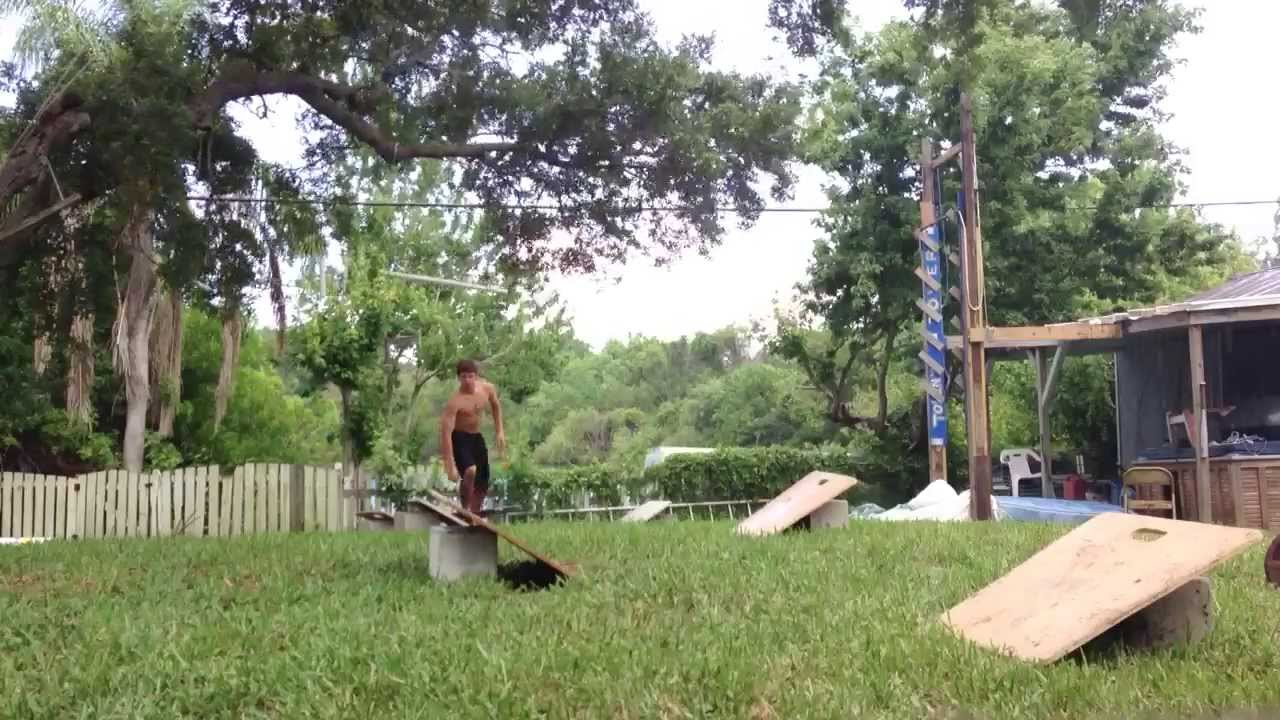 Ninja warrior quad steps training