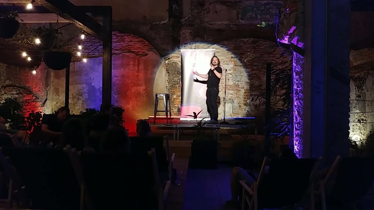 ENG outdoors real story performance in Krak&oacute;w, Poland. Circa 2019.