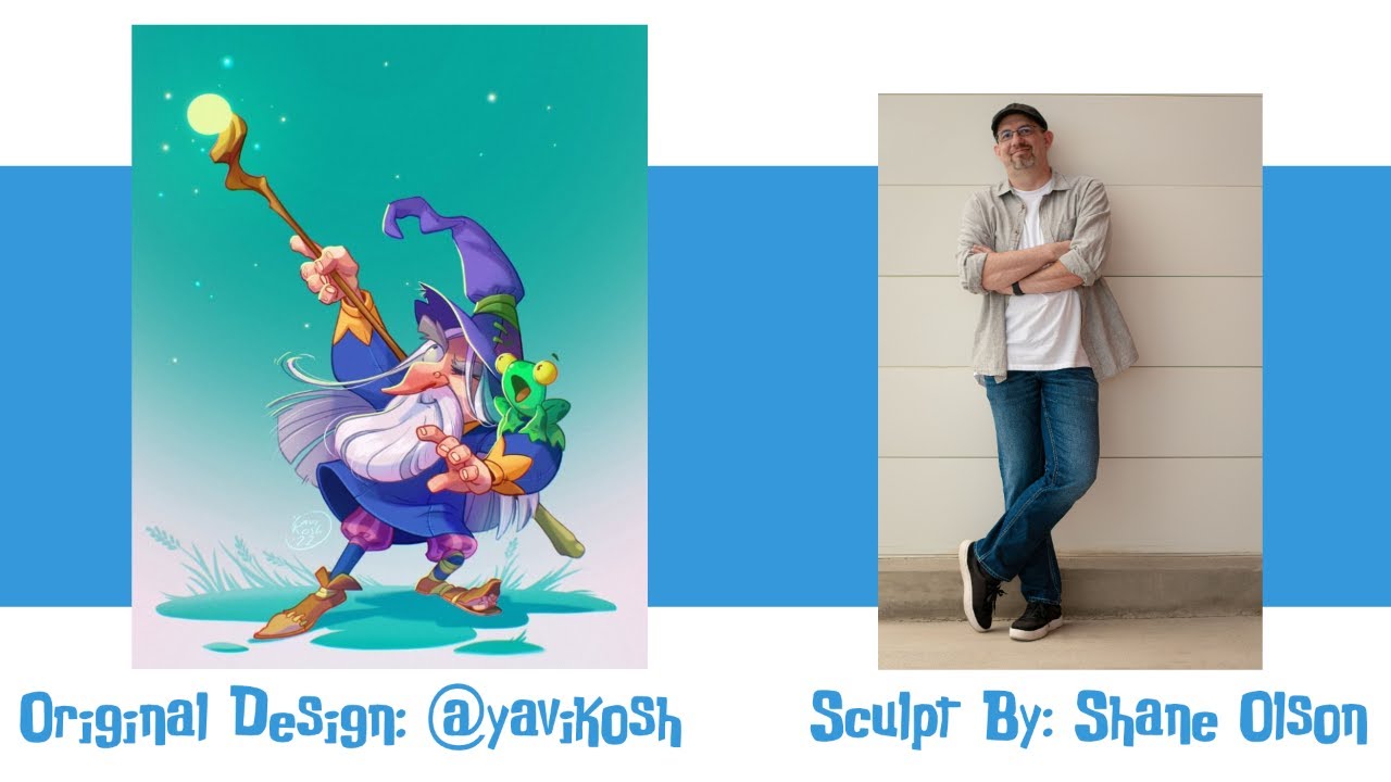Let's sculpt this Wizard by @yovikosh in ZBrush Part 1