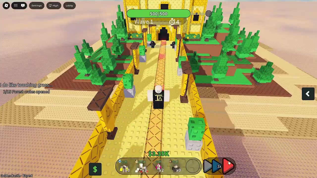 How to beat Extreme Golden Castle WITH ONLY LEGENDARY UNITS on Ball TD