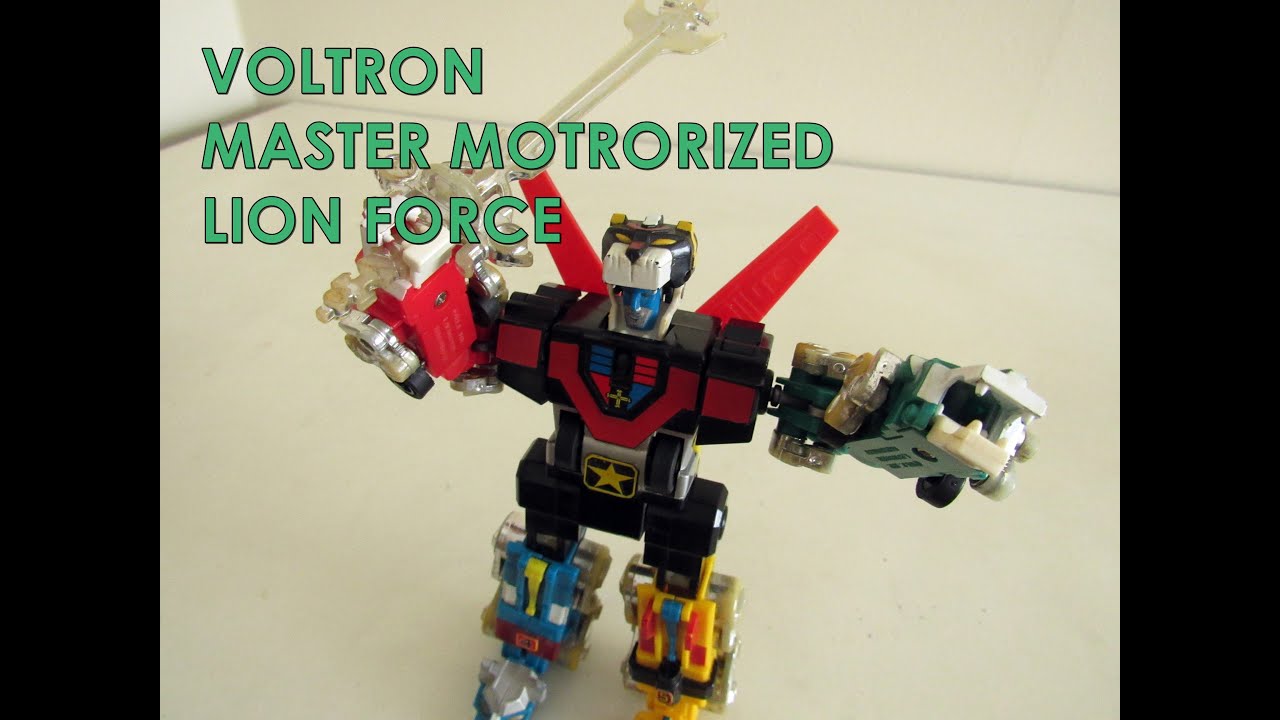 The Vintage Voltron Master Motorized Lion Force