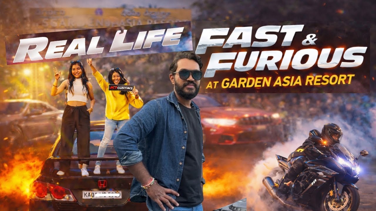 Fast & Furious set in Bangalore? Drift Racing, Vintage Cars & Fire from Silencer🔥😱