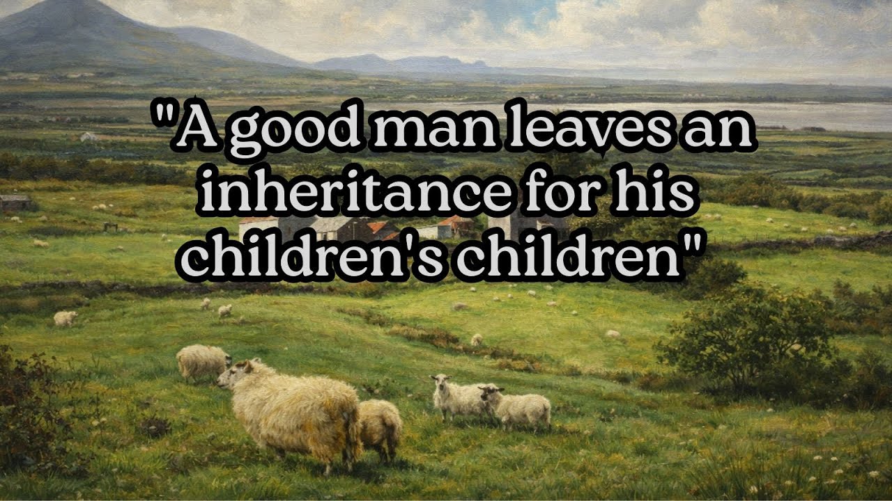 7th Generational Thinking: A Good Man Leaves an Inheritance to His Childrens' Children
