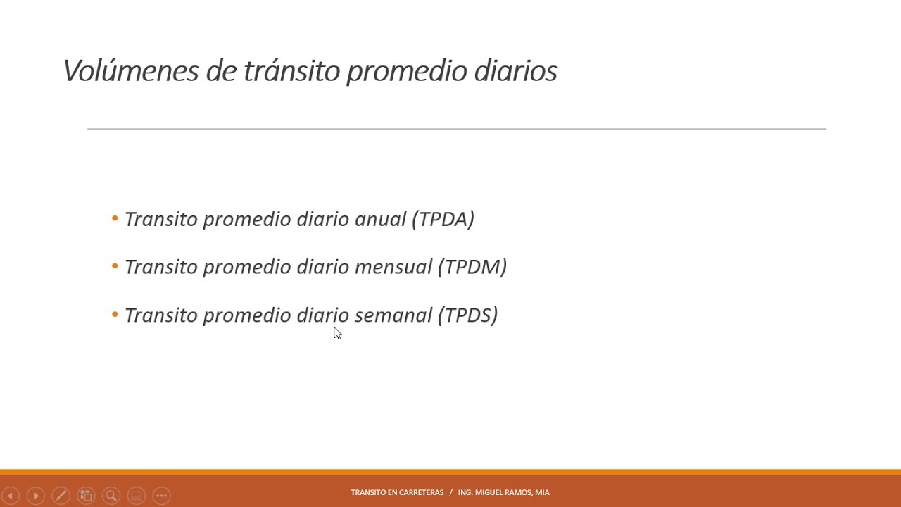 3 1 VOLUMENES DE TRANSITO