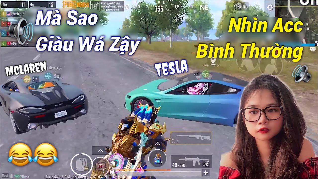 PUBG Mobile | Bị Gái Xinh Chê Nghèo Lại Đi 2 Siêu Xe Ân Biến Thánh Giáp Làm Cả Đội Đứng Hình 🤣