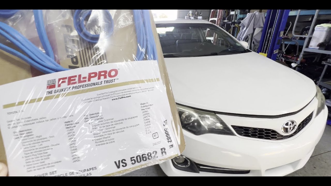 How to Install Replace a Valve Cover Gasket on 2013 Toyota Camry 2GR-FE 3.5L V6 Fix Oil Leak Engine