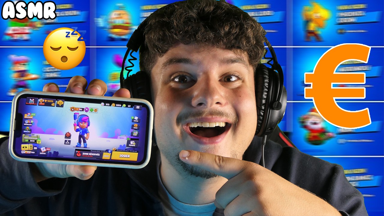 ASMR Brawl Stars : Découvre Mon Skin Ultra Rare et Mon Niveau de pro !