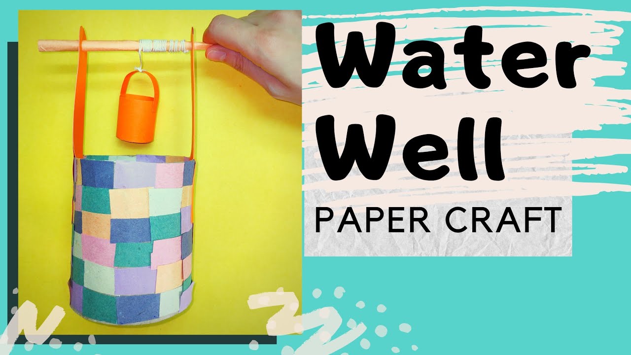 Rotating Water Well |  Samaritan Woman |  #papercraft #waterwellcraft