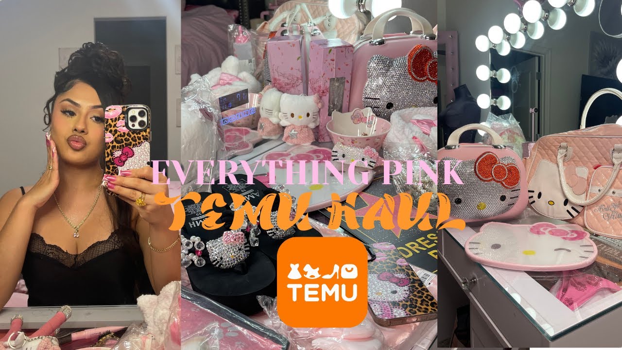 STAY PRETTY DIARIES | EVERYTHING PINK TEMU HAUL