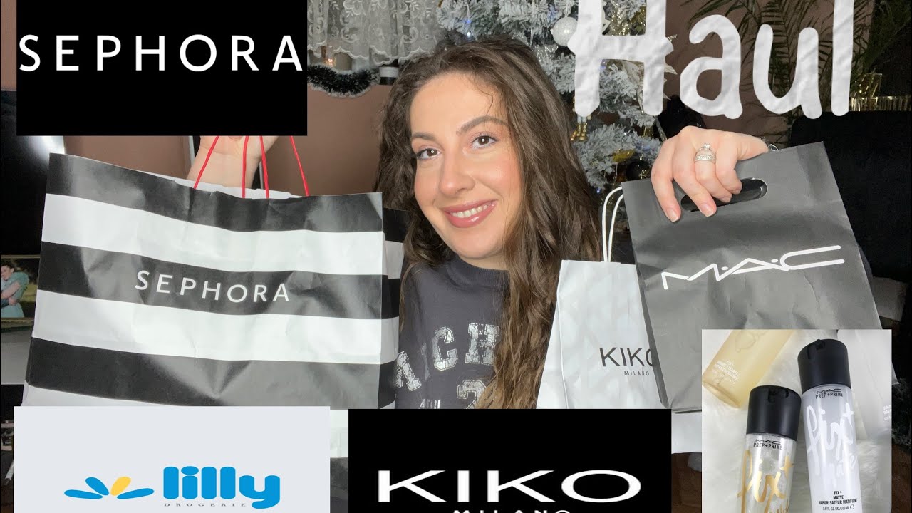 HAUL sephora, MAC, kiko, lilly, roda 🛍️🛍️