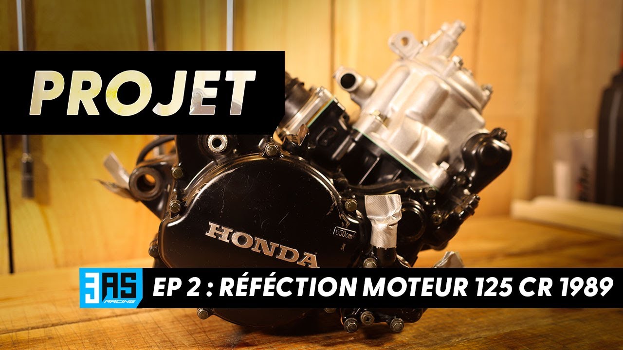 Réfection moteur - Restauration motocross HONDA CR 125 1989