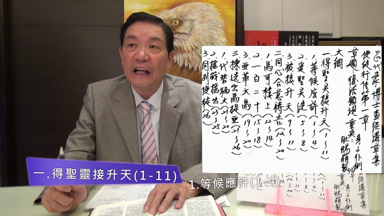 呂代豪博士-使徒行傳(第1章)復活顯現
